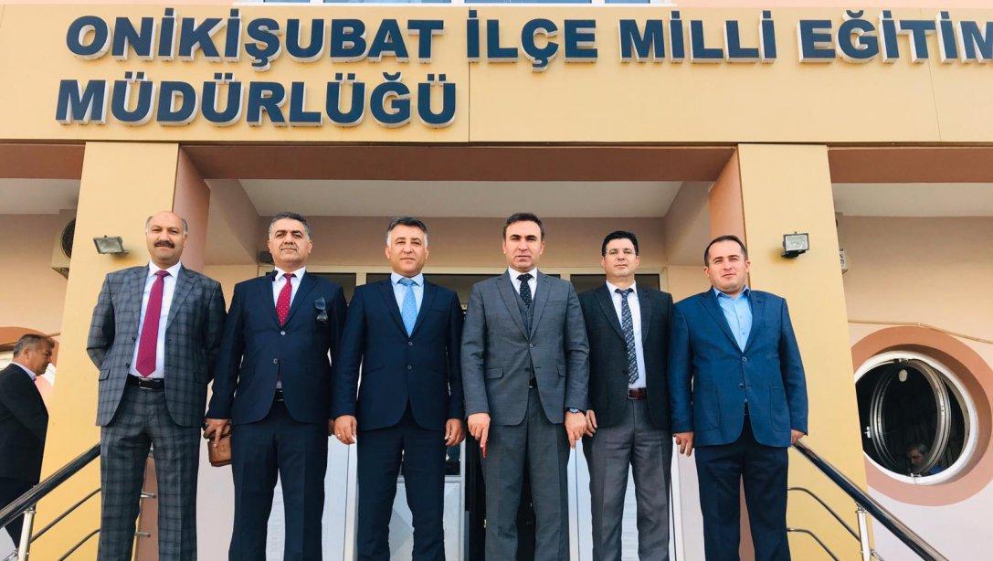 Kahramanmaraş Büyükşehir Belediyesi Daire Başkanı Duran DOĞAN, İlçe Milli Eğitim Müdürü Sayın Akif BULUT'u Hayırlı Olsun Ziyaretinde Bulundu.
